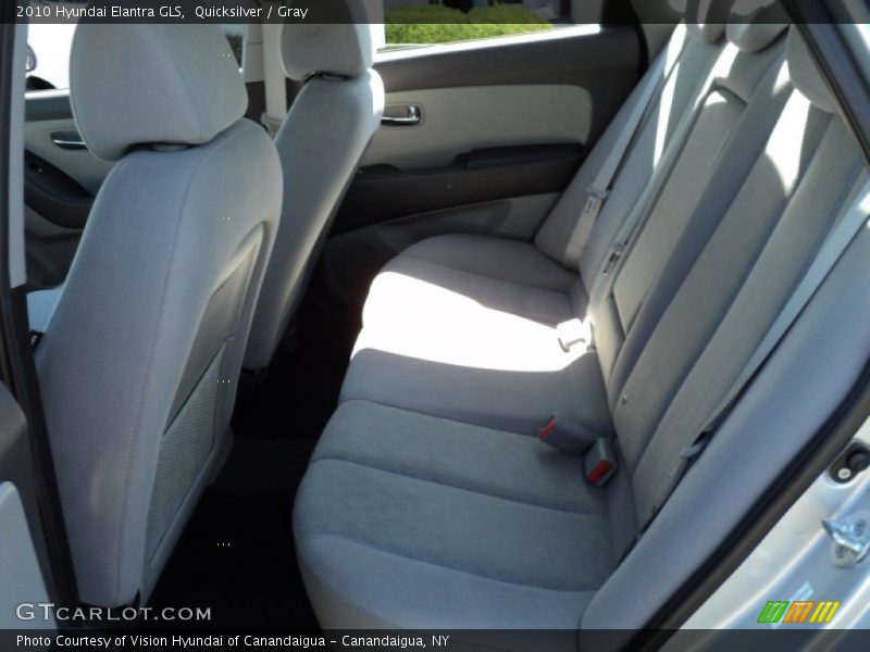 Quicksilver / Gray 2010 Hyundai Elantra GLS