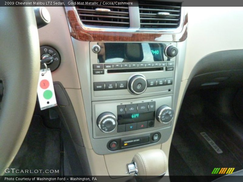 Gold Mist Metallic / Cocoa/Cashmere 2009 Chevrolet Malibu LTZ Sedan