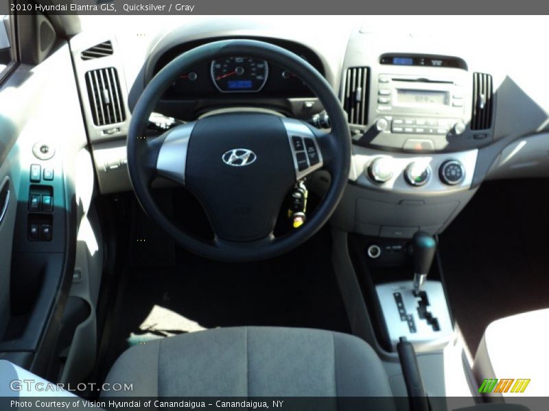 Quicksilver / Gray 2010 Hyundai Elantra GLS