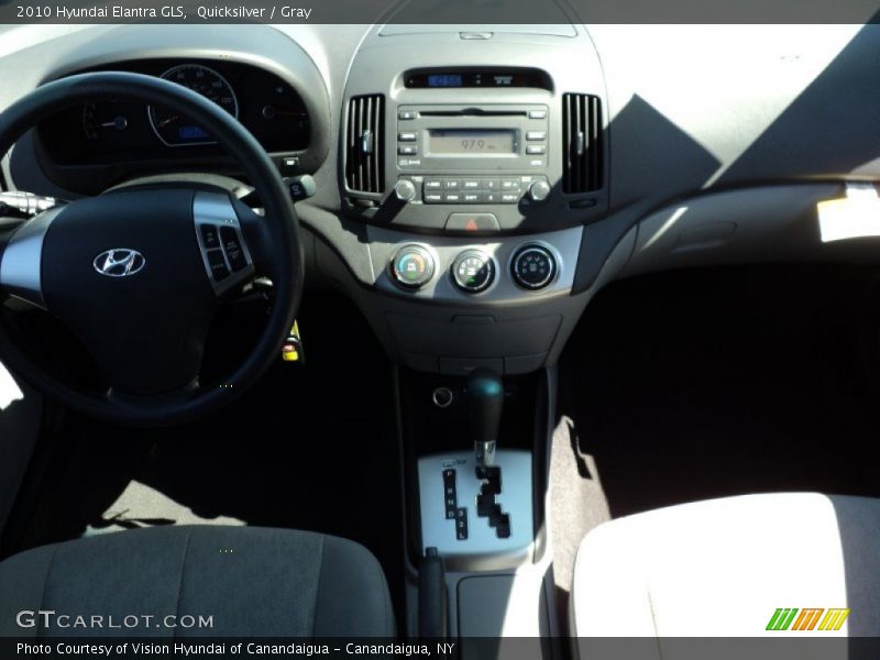 Quicksilver / Gray 2010 Hyundai Elantra GLS