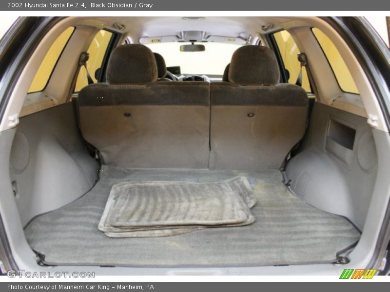 Black Obsidian / Gray 2002 Hyundai Santa Fe 2.4