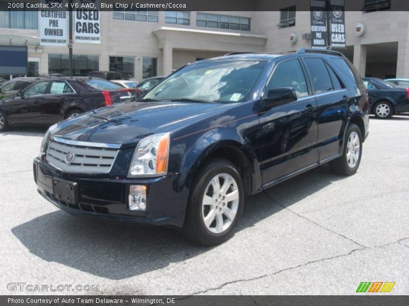 Blue Chip / Cashmere/Cocoa 2008 Cadillac SRX 4 V6 AWD