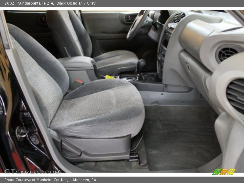 Black Obsidian / Gray 2002 Hyundai Santa Fe 2.4