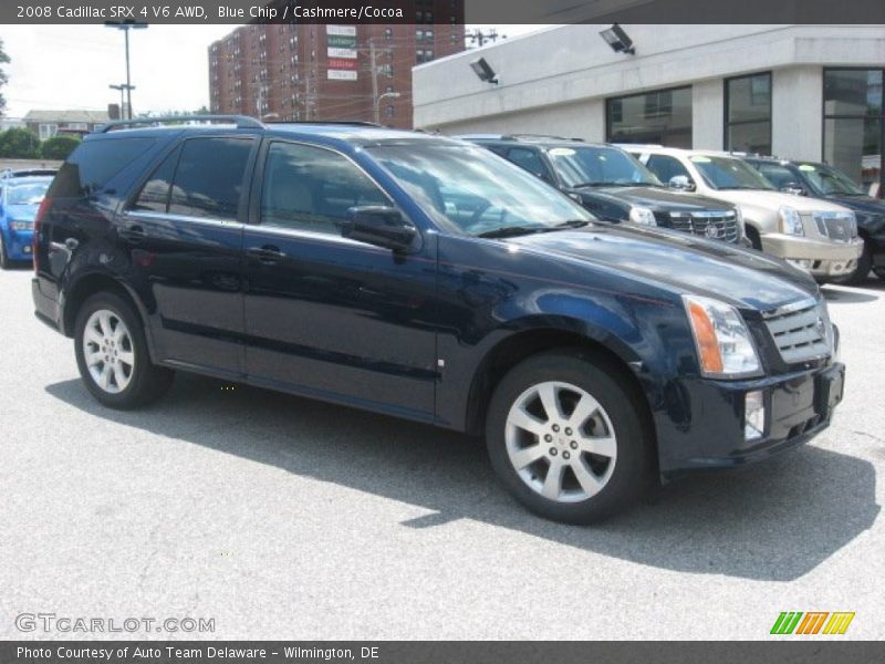 Blue Chip / Cashmere/Cocoa 2008 Cadillac SRX 4 V6 AWD