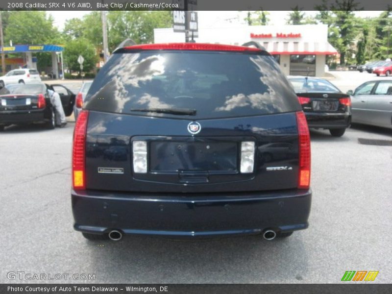 Blue Chip / Cashmere/Cocoa 2008 Cadillac SRX 4 V6 AWD