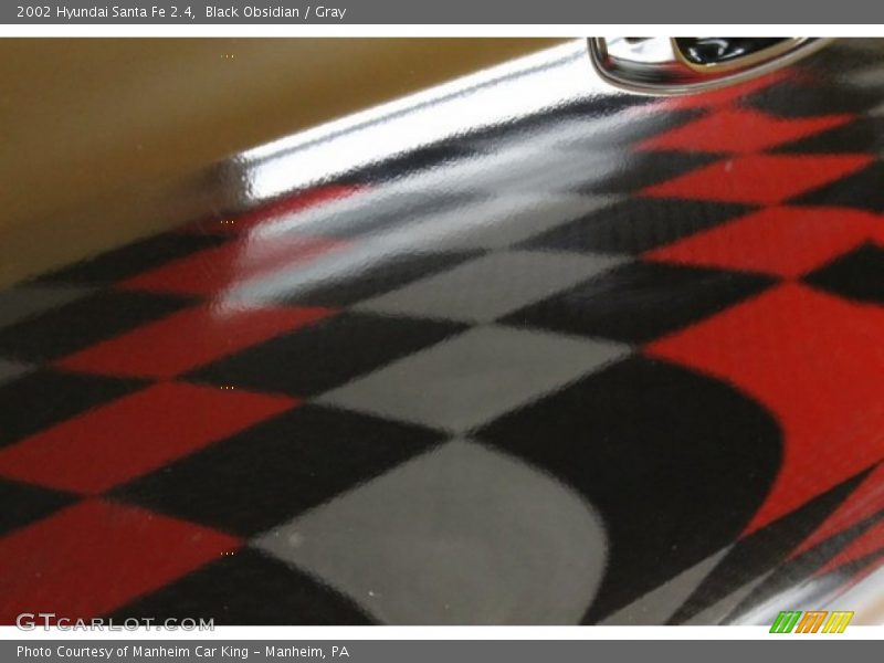 Black Obsidian / Gray 2002 Hyundai Santa Fe 2.4