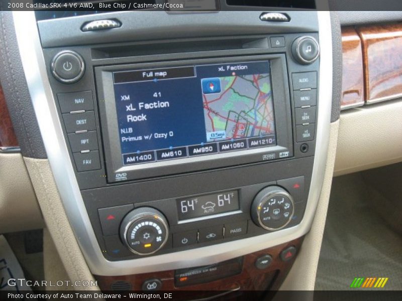 Blue Chip / Cashmere/Cocoa 2008 Cadillac SRX 4 V6 AWD