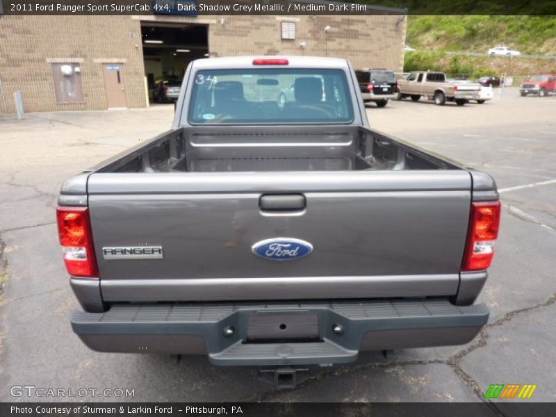 Dark Shadow Grey Metallic / Medium Dark Flint 2011 Ford Ranger Sport SuperCab 4x4