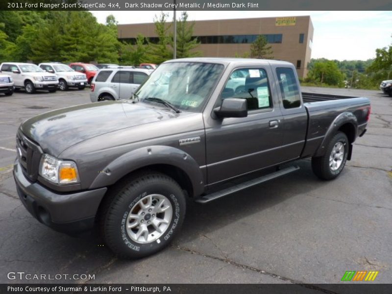 Dark Shadow Grey Metallic / Medium Dark Flint 2011 Ford Ranger Sport SuperCab 4x4