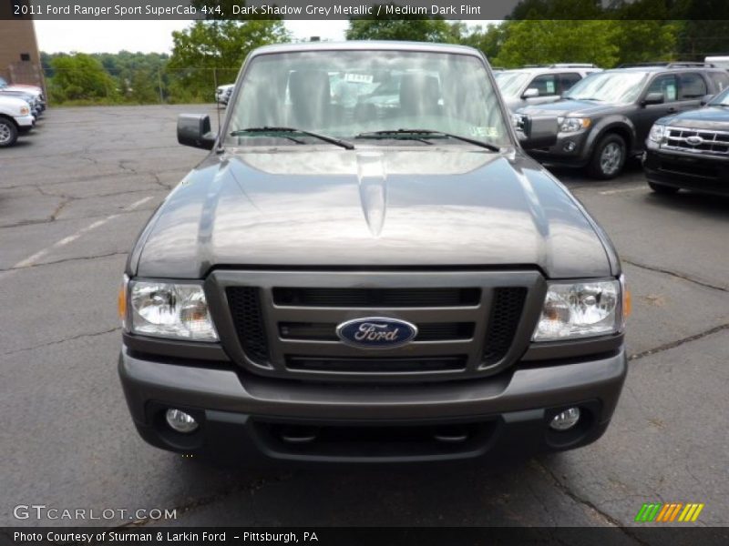 Dark Shadow Grey Metallic / Medium Dark Flint 2011 Ford Ranger Sport SuperCab 4x4
