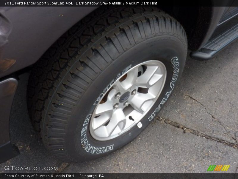 Dark Shadow Grey Metallic / Medium Dark Flint 2011 Ford Ranger Sport SuperCab 4x4