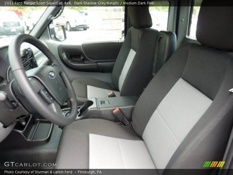 Dark Shadow Grey Metallic / Medium Dark Flint 2011 Ford Ranger Sport SuperCab 4x4