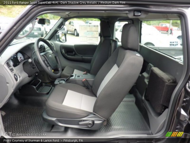 Dark Shadow Grey Metallic / Medium Dark Flint 2011 Ford Ranger Sport SuperCab 4x4