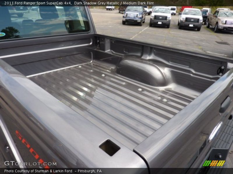 Dark Shadow Grey Metallic / Medium Dark Flint 2011 Ford Ranger Sport SuperCab 4x4