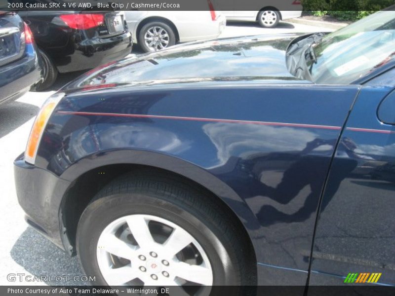 Blue Chip / Cashmere/Cocoa 2008 Cadillac SRX 4 V6 AWD