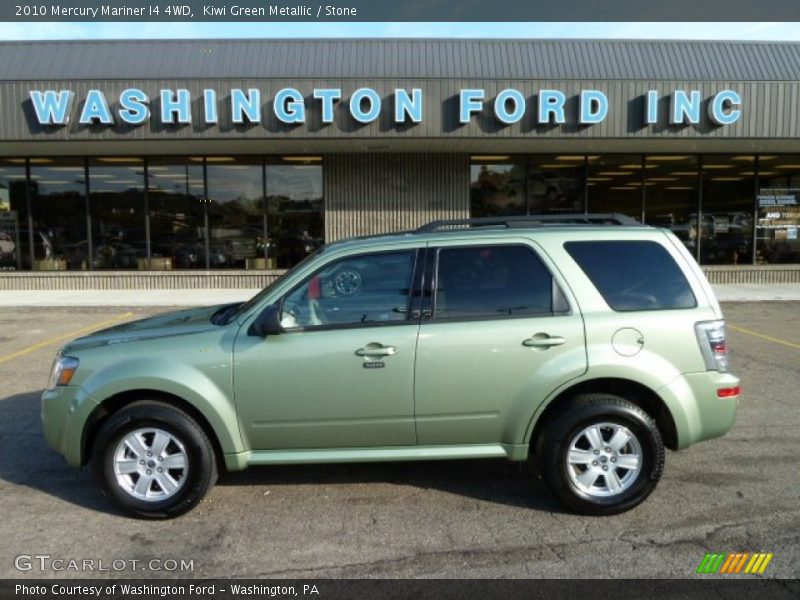 Kiwi Green Metallic / Stone 2010 Mercury Mariner I4 4WD