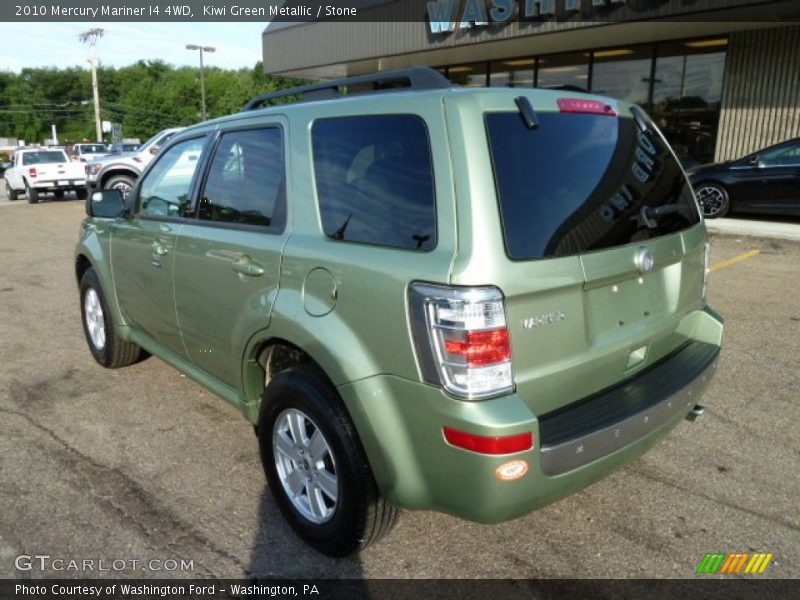 Kiwi Green Metallic / Stone 2010 Mercury Mariner I4 4WD