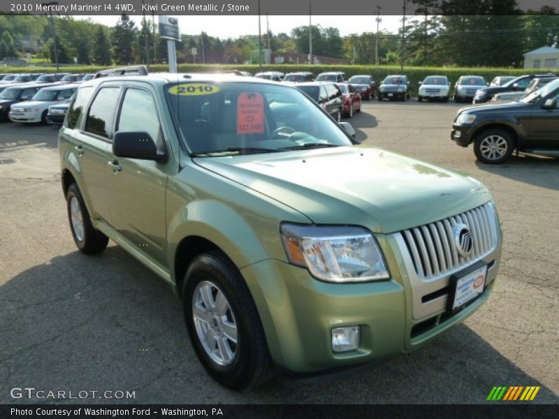 Kiwi Green Metallic / Stone 2010 Mercury Mariner I4 4WD