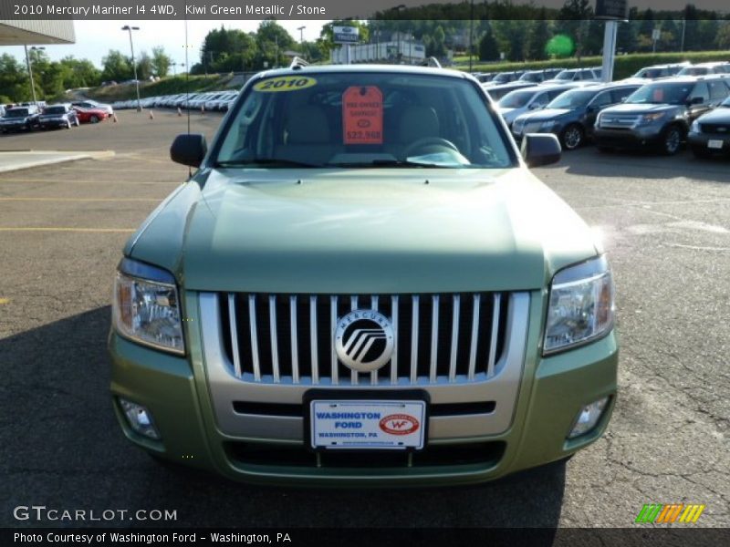 Kiwi Green Metallic / Stone 2010 Mercury Mariner I4 4WD