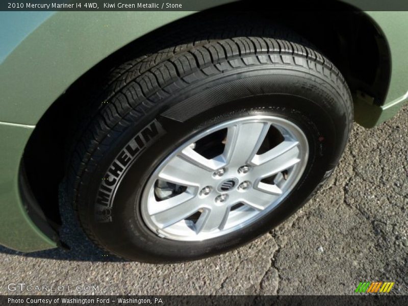 Kiwi Green Metallic / Stone 2010 Mercury Mariner I4 4WD