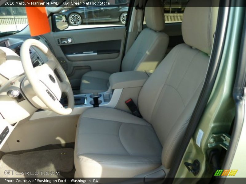 Kiwi Green Metallic / Stone 2010 Mercury Mariner I4 4WD