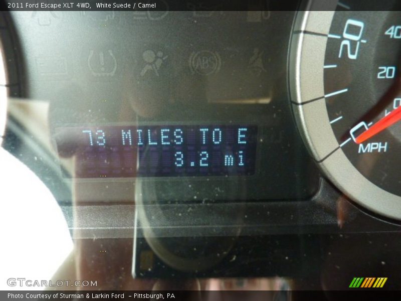 White Suede / Camel 2011 Ford Escape XLT 4WD