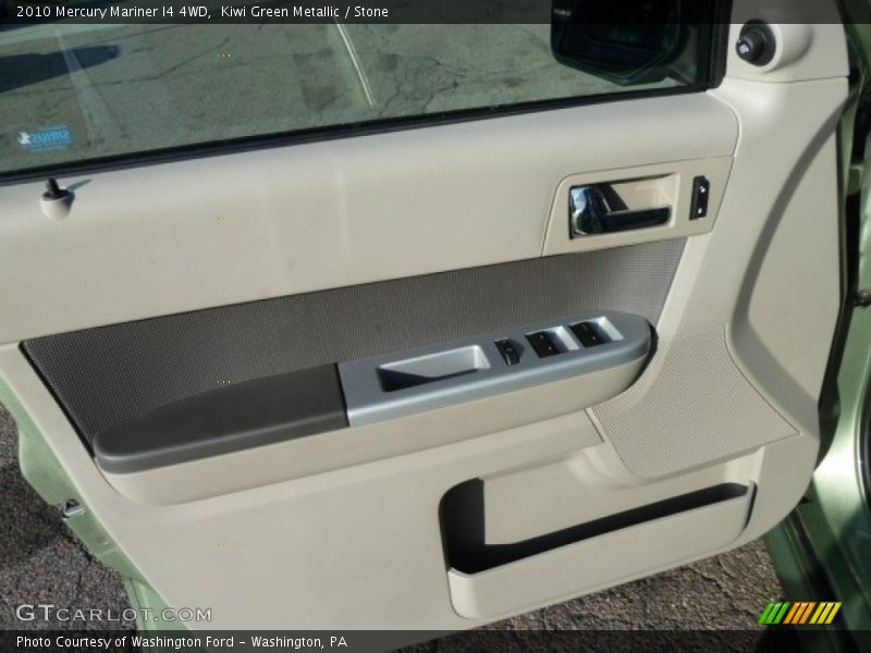 Kiwi Green Metallic / Stone 2010 Mercury Mariner I4 4WD