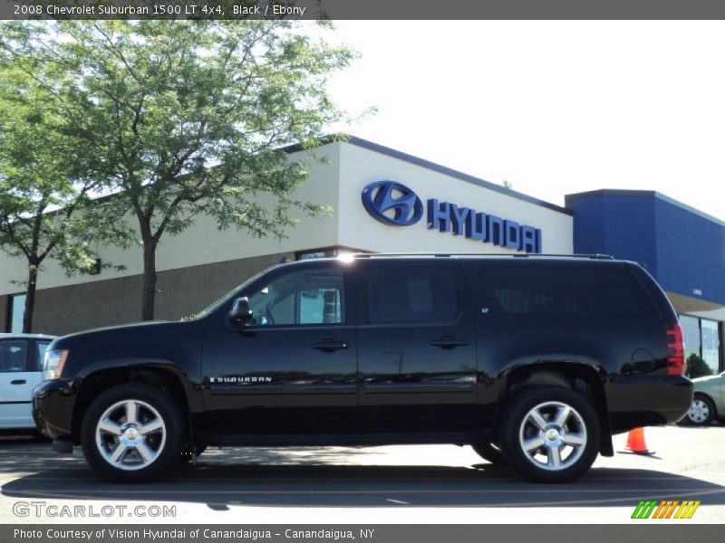 Black / Ebony 2008 Chevrolet Suburban 1500 LT 4x4