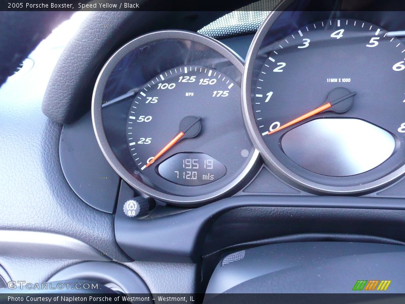 Speed Yellow / Black 2005 Porsche Boxster