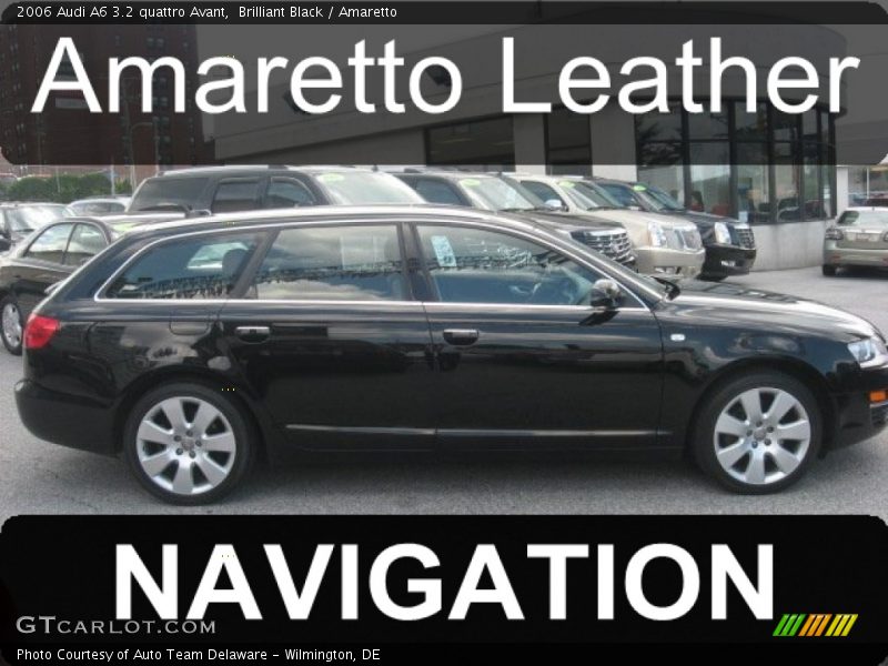 Brilliant Black / Amaretto 2006 Audi A6 3.2 quattro Avant