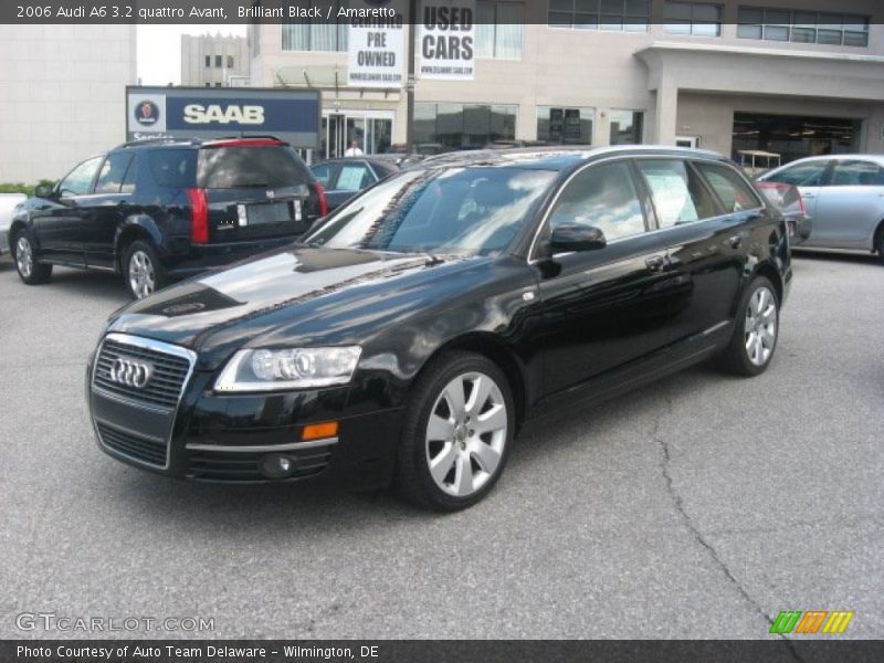 Brilliant Black / Amaretto 2006 Audi A6 3.2 quattro Avant