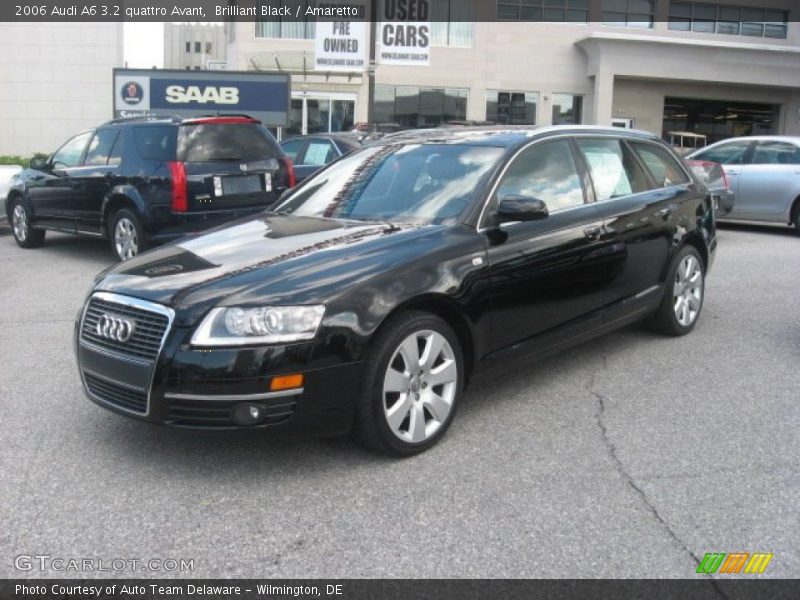 Brilliant Black / Amaretto 2006 Audi A6 3.2 quattro Avant