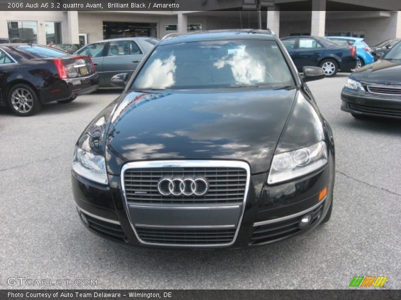 Brilliant Black / Amaretto 2006 Audi A6 3.2 quattro Avant