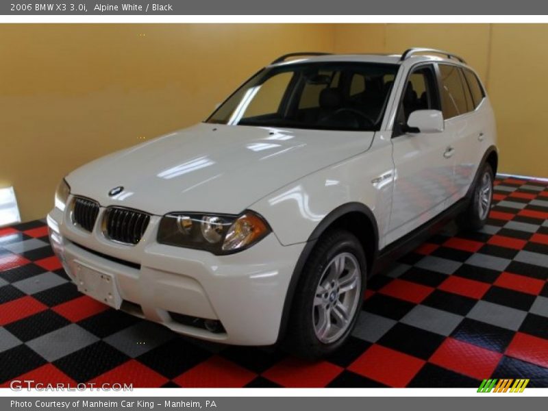 Alpine White / Black 2006 BMW X3 3.0i