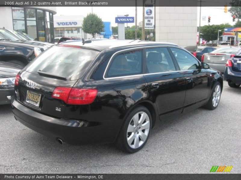 Brilliant Black / Amaretto 2006 Audi A6 3.2 quattro Avant