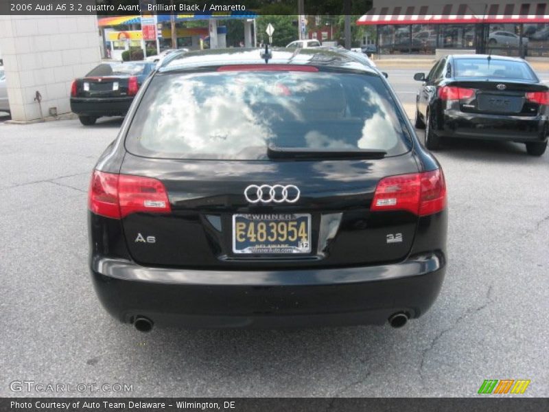 Brilliant Black / Amaretto 2006 Audi A6 3.2 quattro Avant