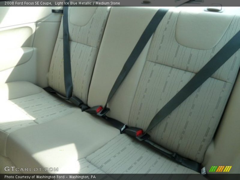 Light Ice Blue Metallic / Medium Stone 2008 Ford Focus SE Coupe