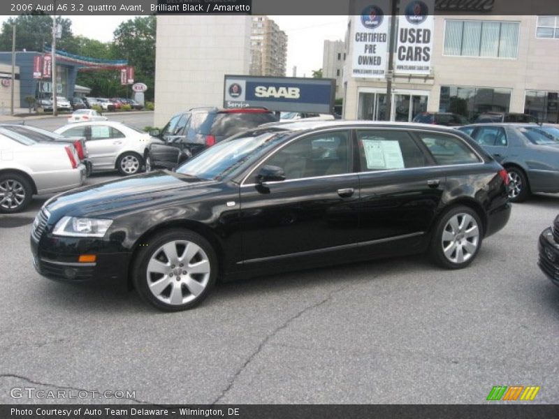 Brilliant Black / Amaretto 2006 Audi A6 3.2 quattro Avant