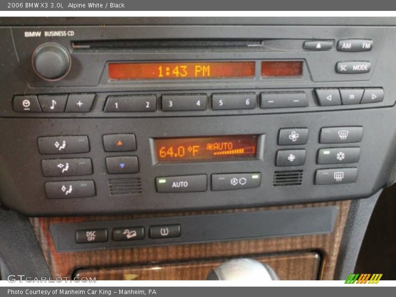 Alpine White / Black 2006 BMW X3 3.0i