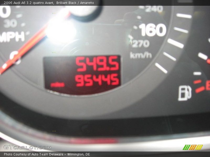 Brilliant Black / Amaretto 2006 Audi A6 3.2 quattro Avant
