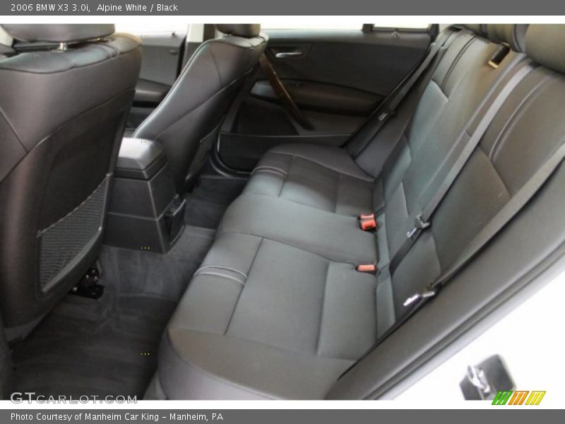 Alpine White / Black 2006 BMW X3 3.0i