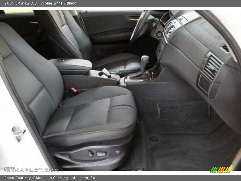 Alpine White / Black 2006 BMW X3 3.0i