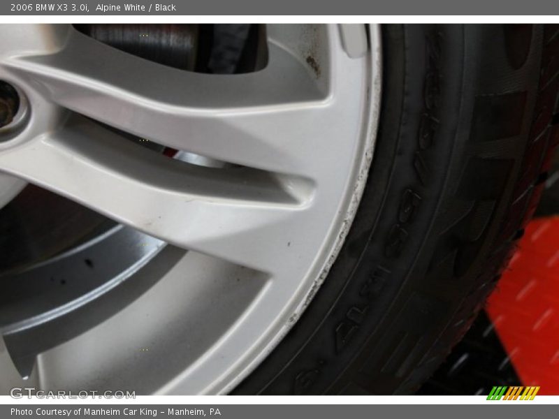 Alpine White / Black 2006 BMW X3 3.0i
