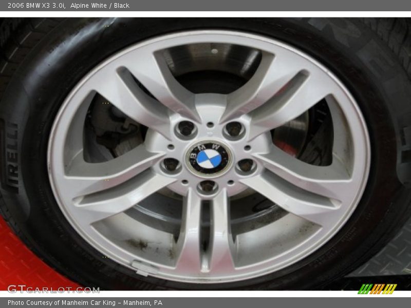 Alpine White / Black 2006 BMW X3 3.0i