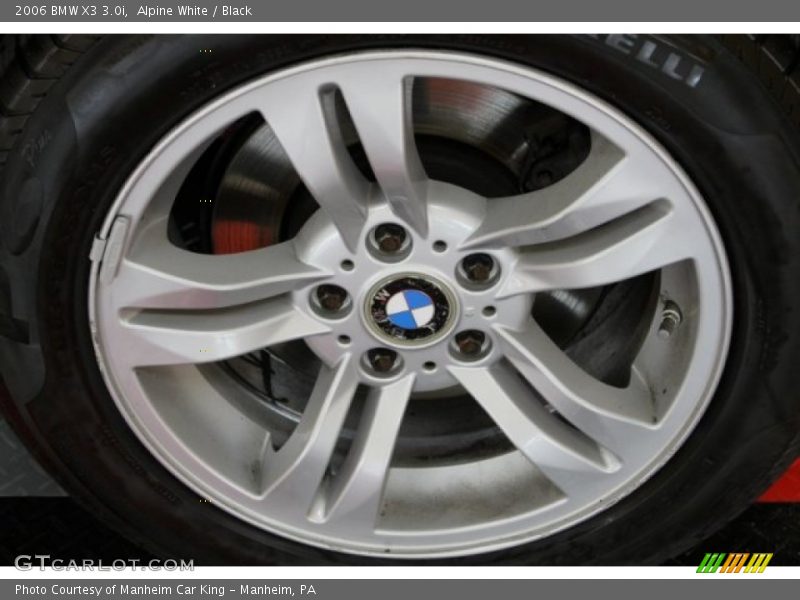 Alpine White / Black 2006 BMW X3 3.0i