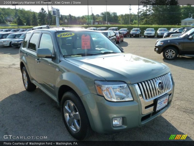 Kiwi Green / Stone 2008 Mercury Mariner V6 Premier
