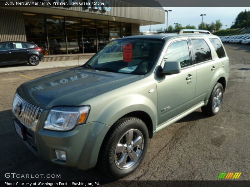 Kiwi Green / Stone 2008 Mercury Mariner V6 Premier