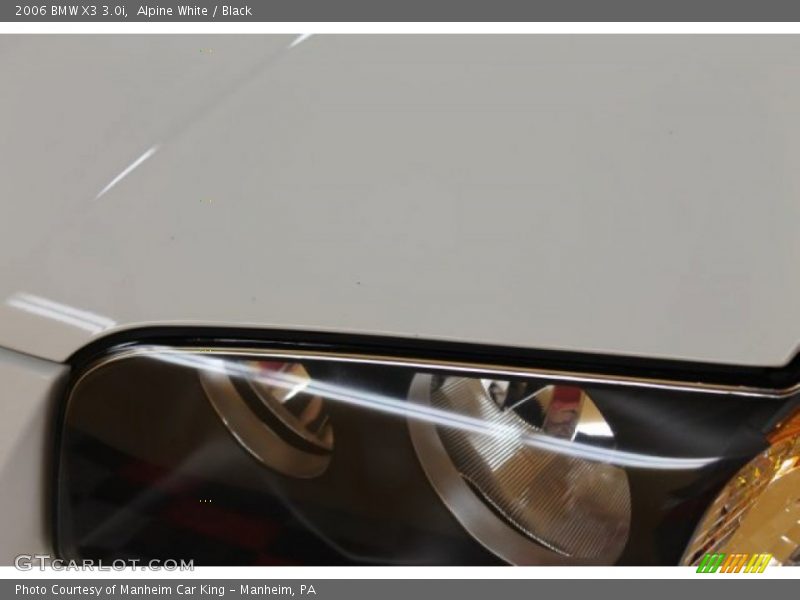 Alpine White / Black 2006 BMW X3 3.0i