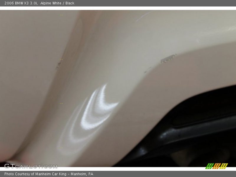 Alpine White / Black 2006 BMW X3 3.0i