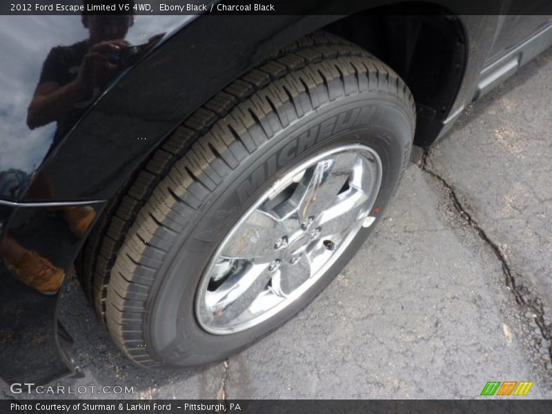 Ebony Black / Charcoal Black 2012 Ford Escape Limited V6 4WD
